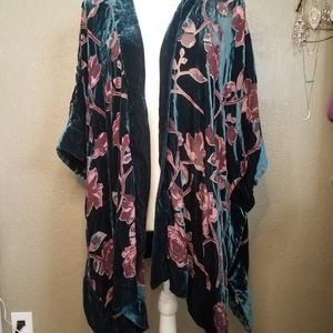 Jessica Simpson Velvet Maternity Cardigan